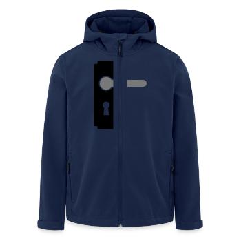 Poignée de porte - Veste softshell homme en polyester recyclé Stanley/Stella - marine - Devant - AI Model Male 185 light (185cm)