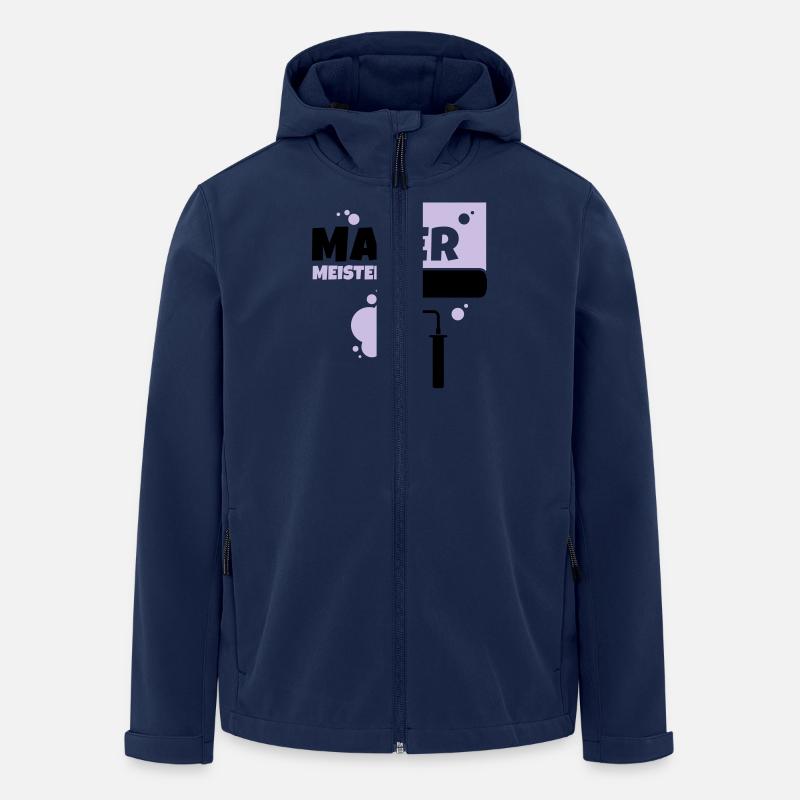 maler beruf malermeister - Recycelte Männer Softshell-Jacke von Stanley/Stella - Navy