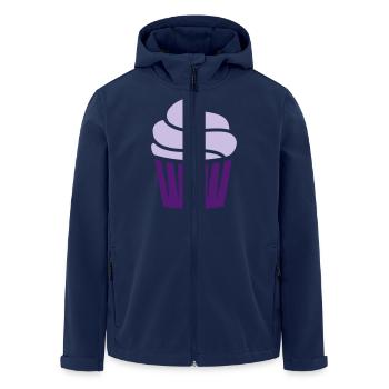 cupcake bicolore - Veste softshell homme en polyester recyclé Stanley/Stella - marine - Devant - AI Model Male 185 light (185cm)