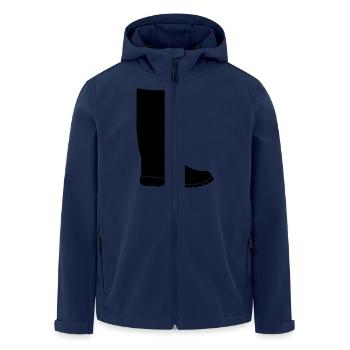 bottes en caoutchouc - Veste softshell homme en polyester recyclé Stanley/Stella - marine - Devant - AI Model Male 185 light (185cm)