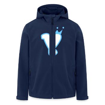 Monogramm Y Kleinkind Jungen Krone - Recycelte Männer Softshell-Jacke von Stanley/Stella - Navy - Vorne - AI Model Male 185 light (185cm)