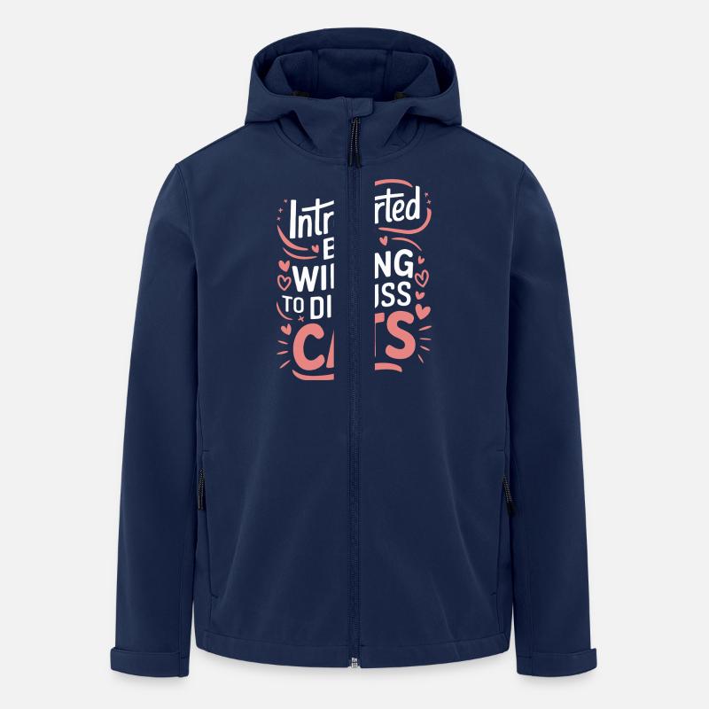 Introverti, antisocial, introverti - Veste softshell homme en polyester recyclé Stanley/Stella - marine