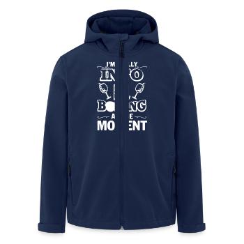 I am Really Into Boxing At The Moment - Men’s Recycled Softshell Jacket by Stanley/Stella - navy - Front - AI Model Male 185 light (185cm)