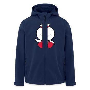 Duck sailor sailor sailor hat waving happily - Men’s Recycled Softshell Jacket by Stanley/Stella - navy - Front - AI Model Male 185 light (185cm)