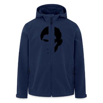 FRANZ KAFKA - Recycelte Männer Softshell-Jacke von Stanley/Stella - Navy - Vorne - AI Model Male 185 light (185cm)