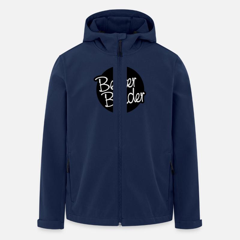 Bester Bruder - Recycelte Männer Softshell-Jacke von Stanley/Stella - Navy