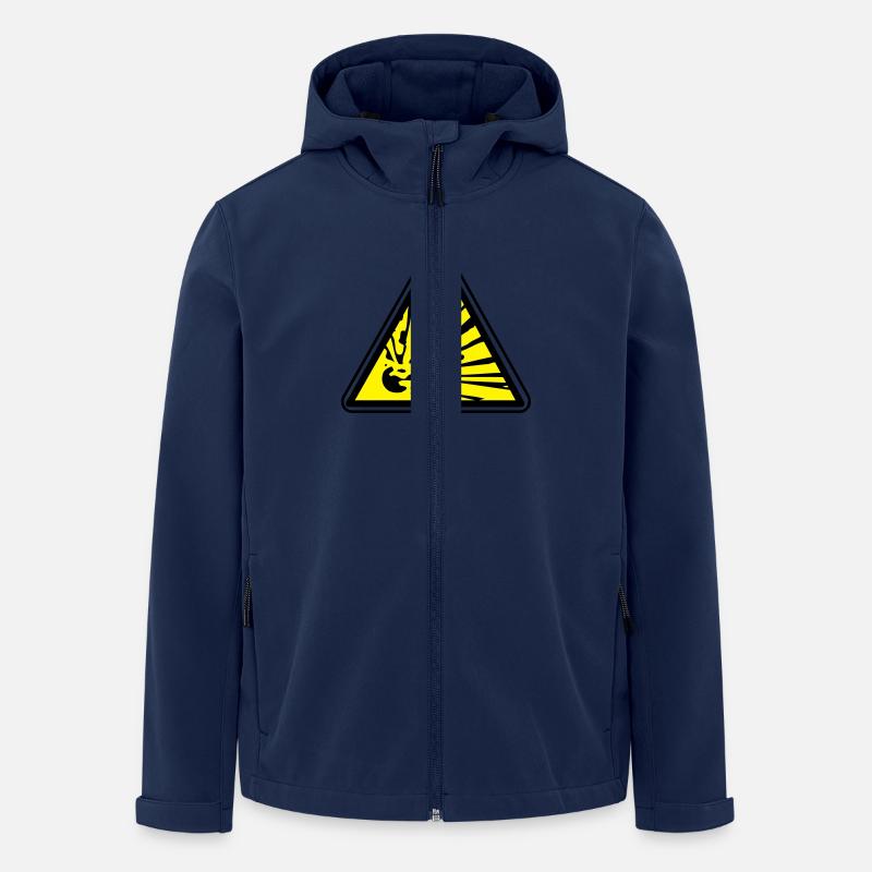 Explosiv - Recycelte Männer Softshell-Jacke von Stanley/Stella - Navy