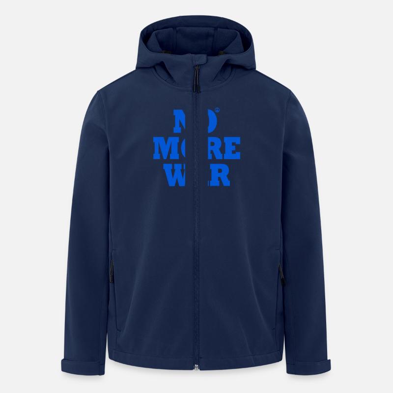 No more war - Recycelte Männer Softshell-Jacke von Stanley/Stella - Navy