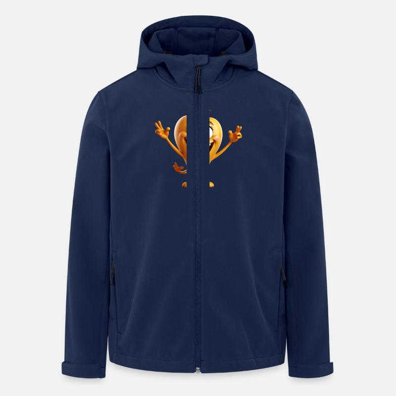 Funny cartoon - Recycelte Männer Softshell-Jacke von Stanley/Stella - Navy