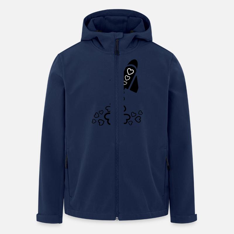 Rocket with love - Recycelte Männer Softshell-Jacke von Stanley/Stella - Navy