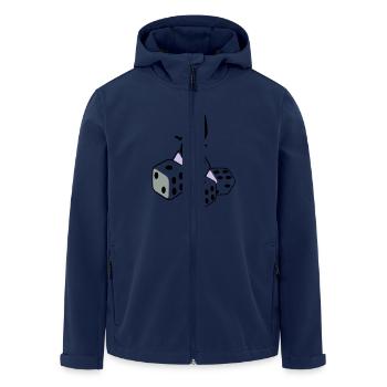 spielwürfel - Recycelte Männer Softshell-Jacke von Stanley/Stella - Navy - Vorne - AI Model Male 185 light (185cm)