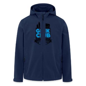 Geek Club - Veste softshell homme en polyester recyclé Stanley/Stella - marine - Devant - AI Model Male 185 light (185cm)