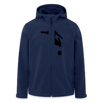 football - Veste softshell homme en polyester recyclé Stanley/Stella - marine - Devant - AI Model Male 185 light (185cm)