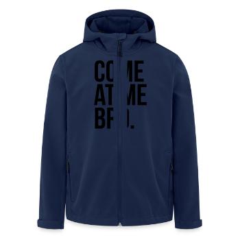 come at me bro - Veste softshell homme en polyester recyclé Stanley/Stella - marine - Devant - AI Model Male 185 light (185cm)