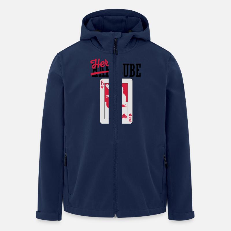 Herzbube - Handball JGA - Recycelte Männer Softshell-Jacke von Stanley/Stella - Navy