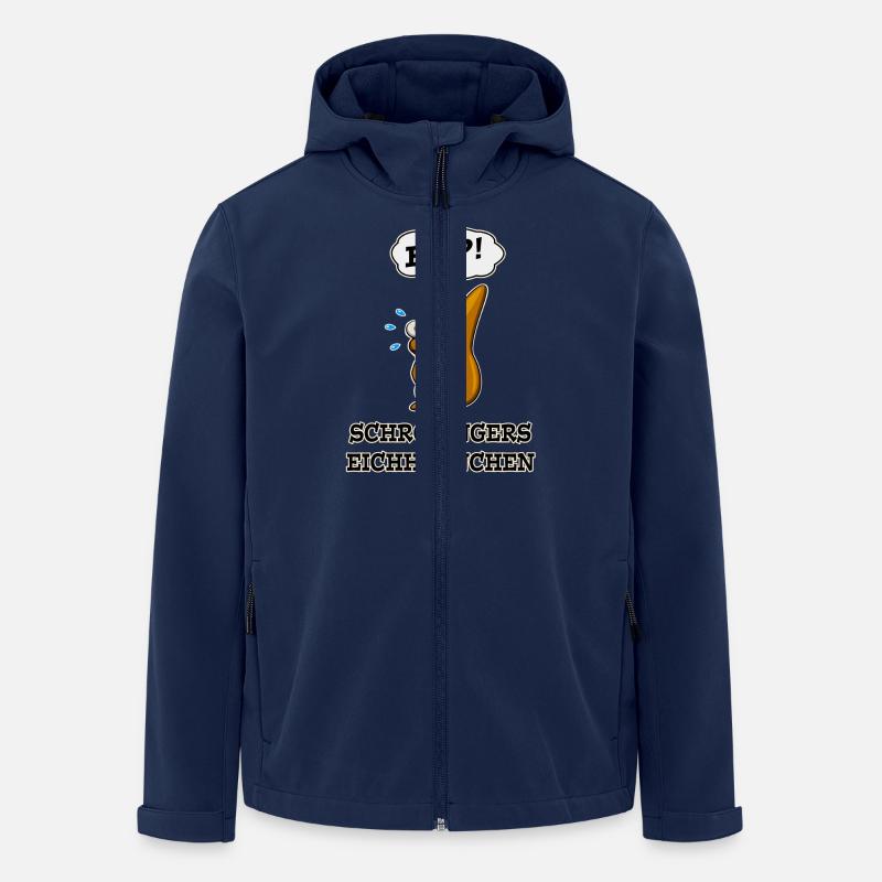 Schrödingers Eichhörnchen - Recycelte Männer Softshell-Jacke von Stanley/Stella - Navy