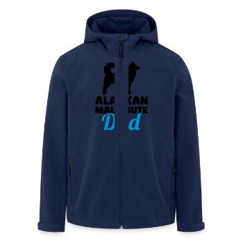 Alaskan Malamute - Veste softshell homme en polyester recyclé Stanley/Stella - marine - Devant - AI Model Male 185 light (185cm)