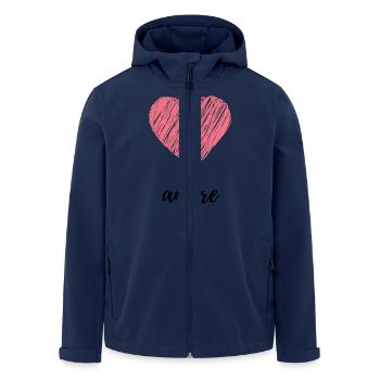 Amore - Recycelte Männer Softshell-Jacke von Stanley/Stella - Navy - Vorne - AI Model Male 185 light (185cm)