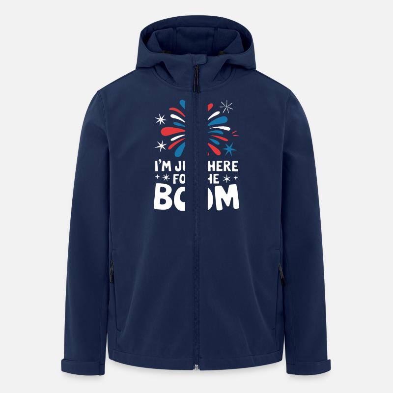 Pyrotechniker Feuerwerk Pyrotechnik - Recycelte Männer Softshell-Jacke von Stanley/Stella - Navy