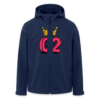 Jersey à 2 chiffres Couronne - Veste softshell homme en polyester recyclé Stanley/Stella - marine - Devant - AI Model Male 185 light (185cm)