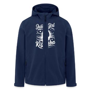 Just a girl who loves Kizomba - Recycelte Männer Softshell-Jacke von Stanley/Stella - Navy - Vorne - AI Model Male 185 light (185cm)