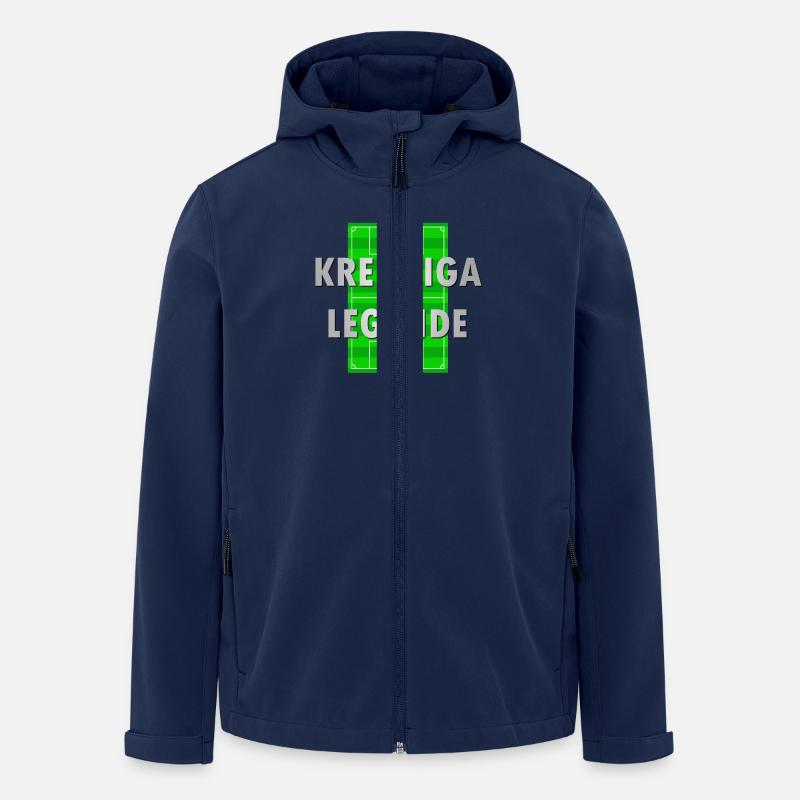 Kreisligalegende1 - Recycelte Männer Softshell-Jacke von Stanley/Stella - Navy