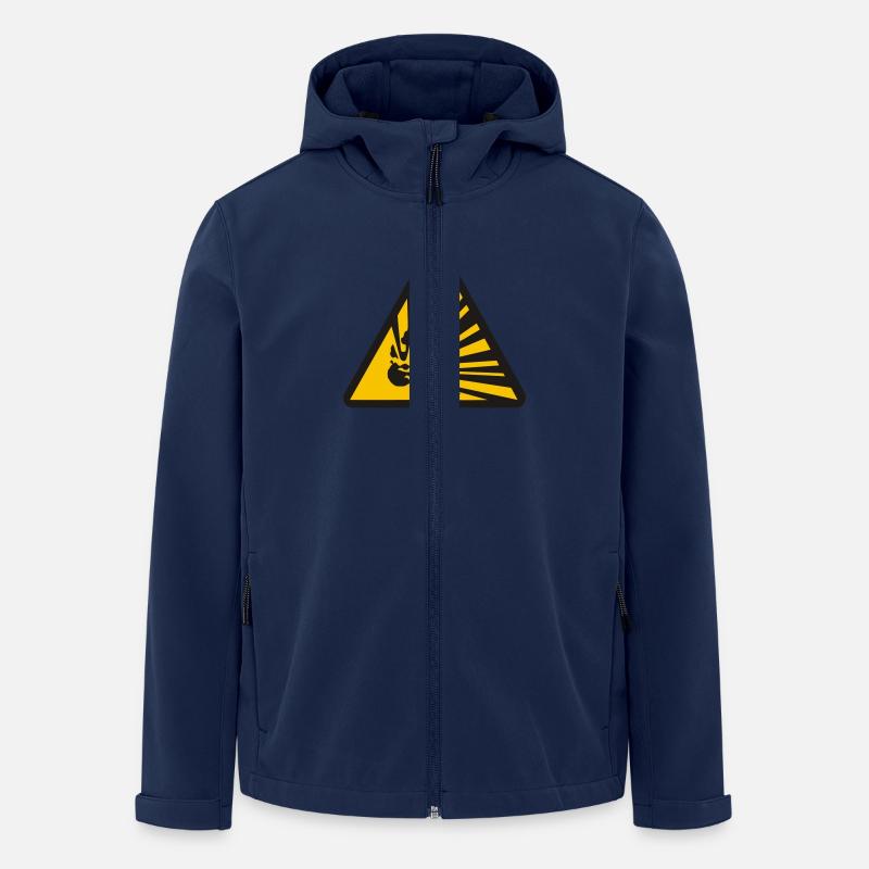 exploding - Men’s Recycled Softshell Jacket by Stanley/Stella - navy