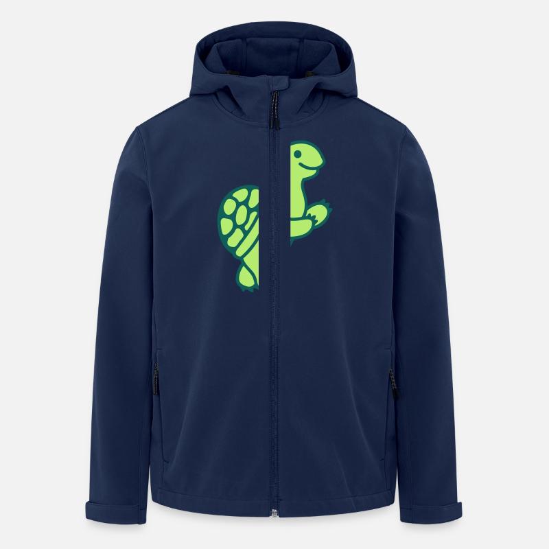 Schildkröte 2 - Recycelte Männer Softshell-Jacke von Stanley/Stella - Navy