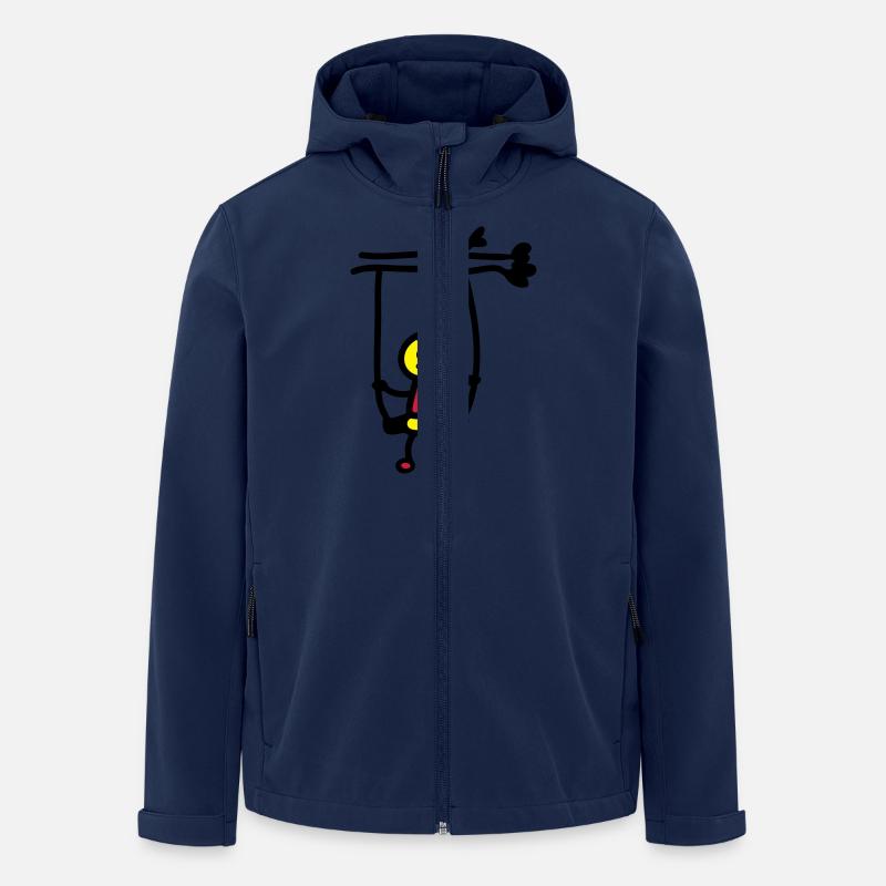 Kind Schaukel 3 - Recycelte Männer Softshell-Jacke von Stanley/Stella - Navy