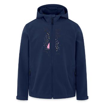 Prinzessin - Recycelte Männer Softshell-Jacke von Stanley/Stella - Navy - Vorne - AI Model Male 185 light (185cm)