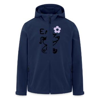 naam emma © - Recycelte Männer Softshell-Jacke von Stanley/Stella - Navy - Vorne - AI Model Male 185 light (185cm)