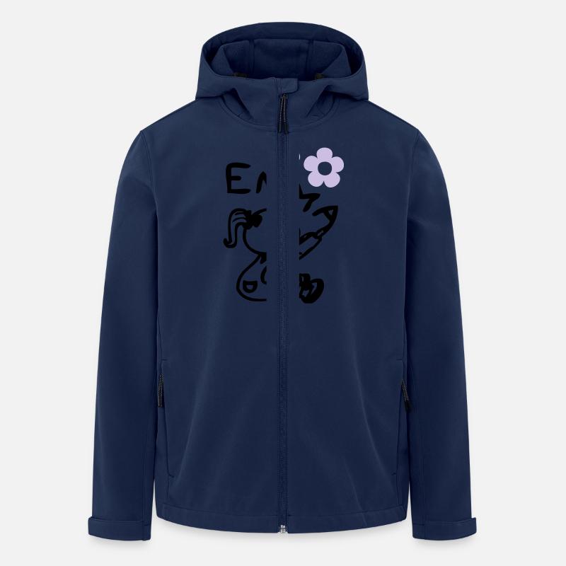 naam emma © - Men’s Recycled Softshell Jacket by Stanley/Stella - navy