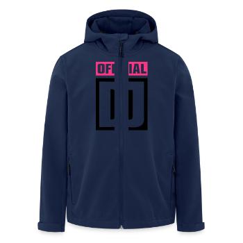 Official DJ - Men’s Recycled Softshell Jacket by Stanley/Stella - navy - Front - AI Model Male 185 light (185cm)
