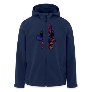 rugby mask - Men’s Recycled Softshell Jacket by Stanley/Stella - navy - Front - AI Model Male 185 light (185cm)