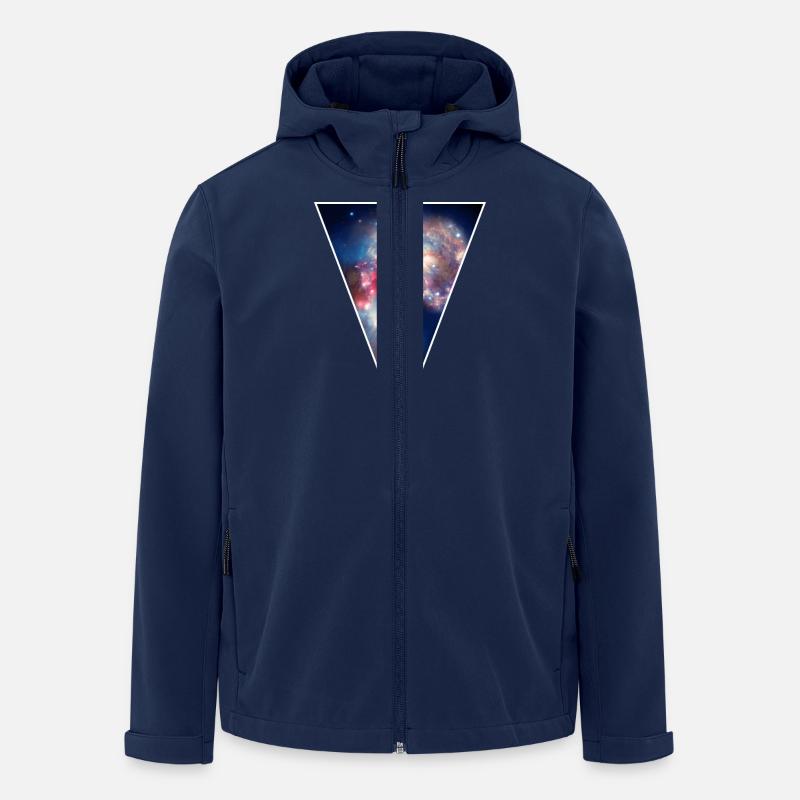 Galaxy - Space - Stars - Cosmic - Art - Universe T - Recycelte Männer Softshell-Jacke von Stanley/Stella - Navy