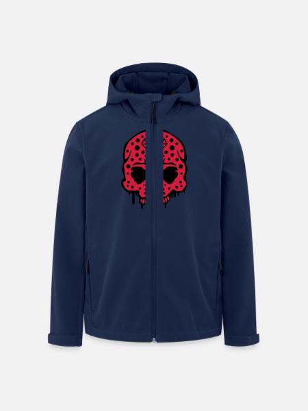 skull_diamond_graffiti_ce2 - Veste softshell homme en polyester recyclé Stanley/Stella - marine