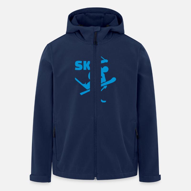 Ski - Recycelte Männer Softshell-Jacke von Stanley/Stella - Navy