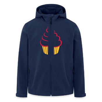 cupcake - Veste softshell homme en polyester recyclé Stanley/Stella - marine - Devant - AI Model Male 185 light (185cm)