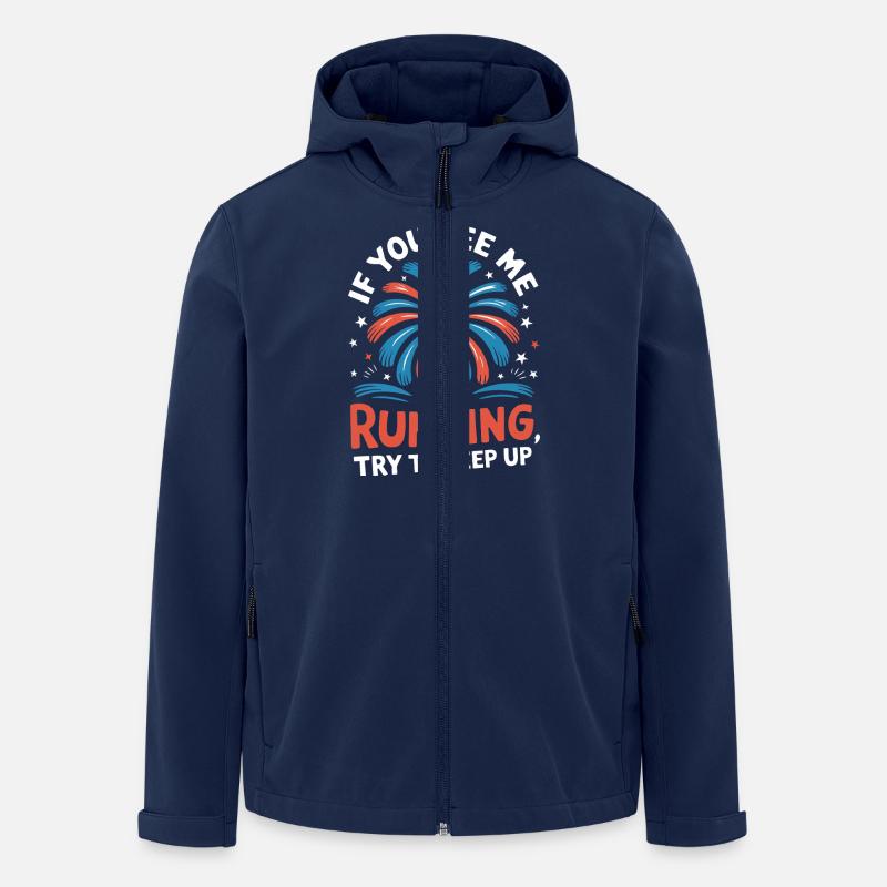 Pyrotechnie Feux d’artifice Pyrotechnie - Veste softshell homme en polyester recyclé Stanley/Stella - marine