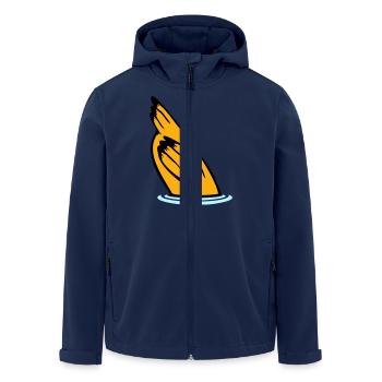 Duck head in the water, tail in the air - Men’s Recycled Softshell Jacket by Stanley/Stella - navy - Front - AI Model Male 185 light (185cm)