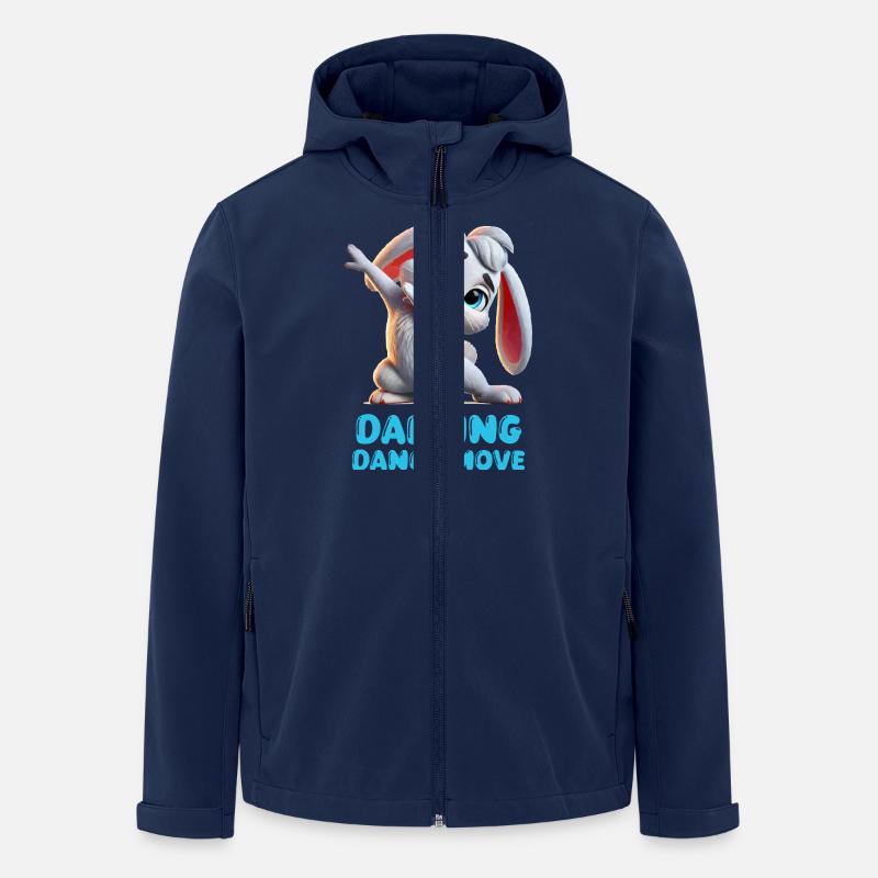 hase dabbing - Recycelte Männer Softshell-Jacke von Stanley/Stella - Navy