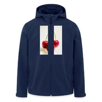 Cerise - Veste softshell homme en polyester recyclé Stanley/Stella - marine - Devant - AI Model Male 185 light (185cm)
