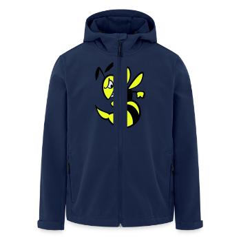 Vespa - Men’s Recycled Softshell Jacket by Stanley/Stella - navy - Front - AI Model Male 185 light (185cm)
