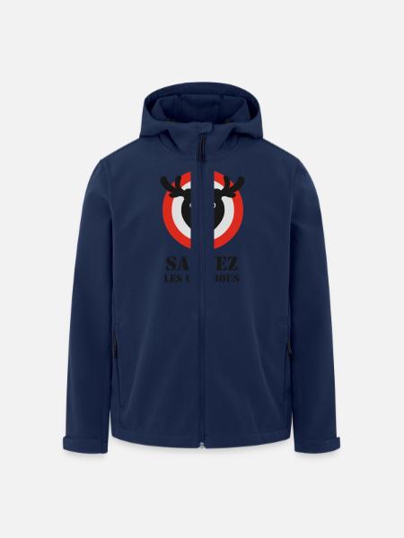 reindeers - Men’s Recycled Softshell Jacket by Stanley/Stella - navy