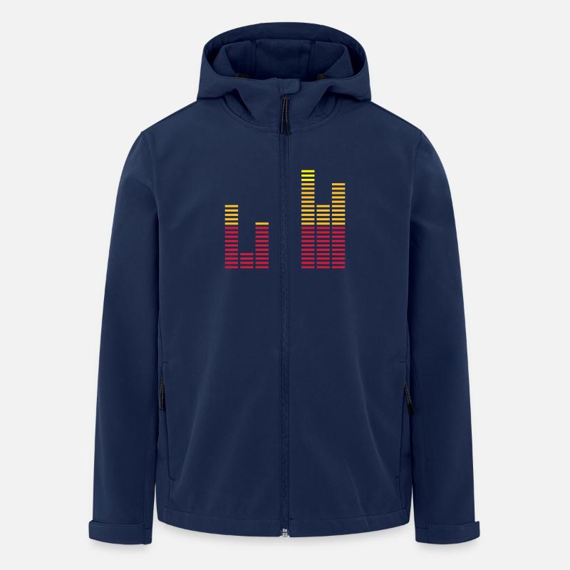 Equalizer - Recycelte Männer Softshell-Jacke von Stanley/Stella - Navy