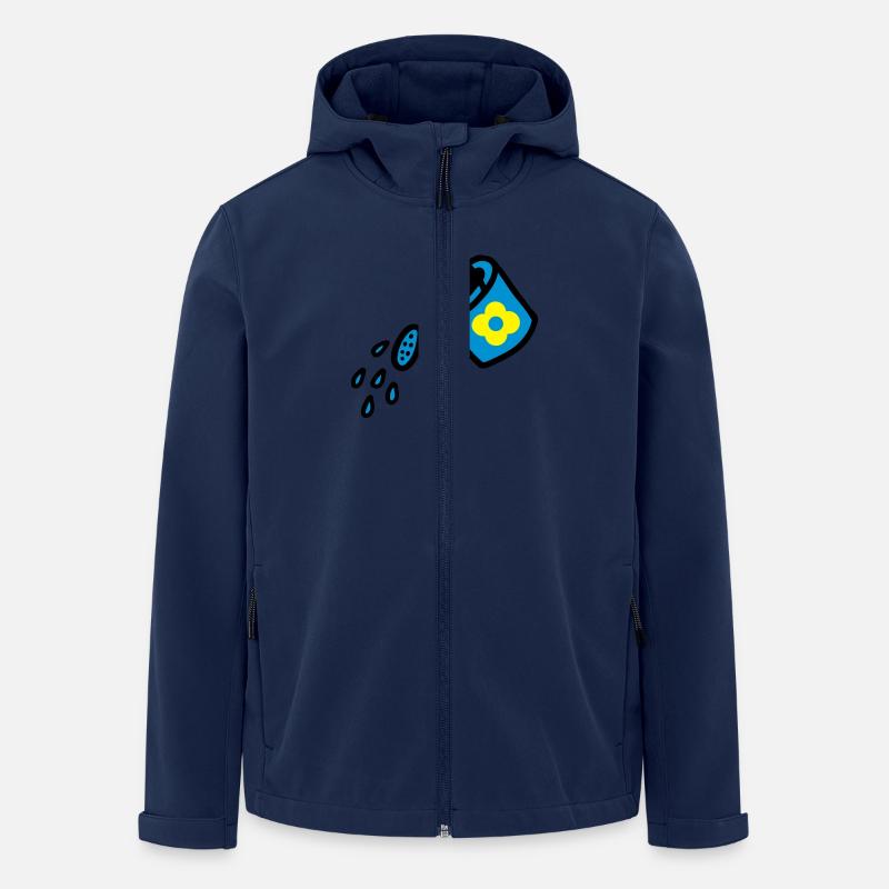 Gießkanne 3 - Recycelte Männer Softshell-Jacke von Stanley/Stella - Navy