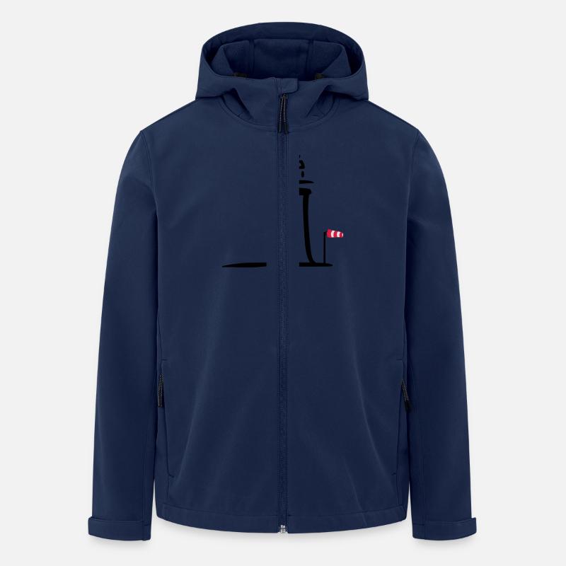 leuchtturm - Recycelte Männer Softshell-Jacke von Stanley/Stella - Navy