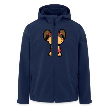 Baby girl - Recycelte Männer Softshell-Jacke von Stanley/Stella - Navy - Vorne - AI Model Male 185 light (185cm)