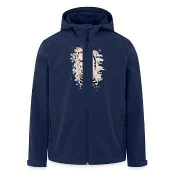 Punk Girl – bleached white - Recycelte Männer Softshell-Jacke von Stanley/Stella - Navy - Vorne - AI Model Male 185 light (185cm)
