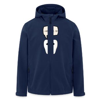 Dentist: Be Kind, I Have Fillings, Too! - Men’s Recycled Softshell Jacket by Stanley/Stella - navy - Front - AI Model Male 185 light (185cm)